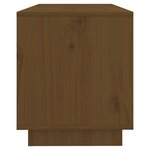 vidaXL Meuble TV Marron miel 74x34x40 cm Bois de pin massif
