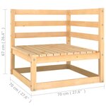 Salon de jardin meuble d'extérieur ensemble de mobilier 6 pièces avec coussins bois de pin massif 02_0016678