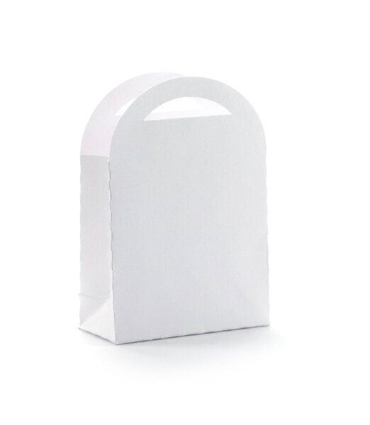 Boites Cadeaux Petit Sac Blanc 7x10 cm 6 pièces
