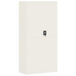 vidaXL Classeur blanc 90x40x220 cm acier