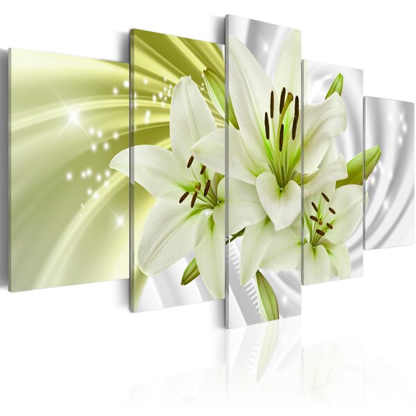 Tableau - green glow l x h en cm 100x50