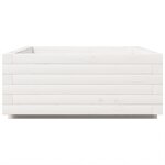 vidaXL Jardinière blanc 90x60x26 5 cm bois de pin massif