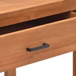 vidaXL Meuble TV 140x40x45 cm Bois de teck