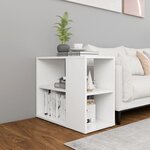 vidaXL Armoire latérale Blanc 60x30x50 cm Aggloméré