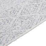vidaXL Tapis Gris clair 120x180 cm Coton