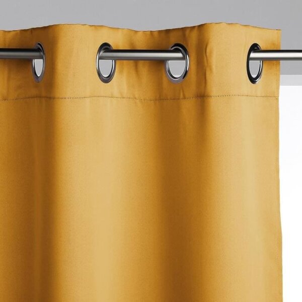 Rideau occultant - 140 x 260 cm - Ocre