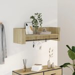 vidaXL Étagère murale chêne sonoma 100x35x30 5 cm bois d'ingénierie