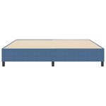 Box Spring VidaXL Bleu 200x200 cm en Tissu Corde