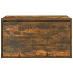 vidaXL Banc d'entrée 80x40x45 cm Chêne fumé Bois d'ingénierie