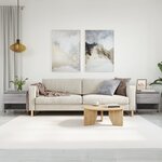 vidaXL Tables basses 2 Pièces sonoma gris 50x46x50 cm bois d'ingénierie