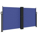 vidaXL Auvent latéral rétractable bleu 120x1200 cm