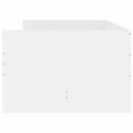 vidaXL Cadre de lit sans matelas blanc 75x190 cm