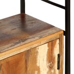 vidaXL Bibliothèque 4 niveaux 124x30x180cm Bois solide de récupération