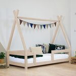 Lit cabane enfant NAKANA 90 x 200 beige