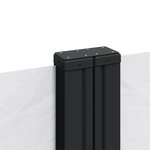 vidaXL Auvent latéral rétractable blanc 100x600 cm
