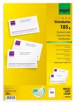 Pqt 10 planches de 15 carte de visite imprimables 85 x 55 mm 185 g extra blanc sigel