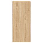 vidaXL Meuble TV mural chêne sonoma 40 5x30x90 cm bois d'ingénierie