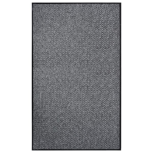 vidaXL Paillasson Gris 90x150 cm