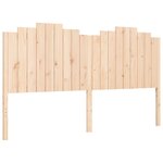 vidaXL Cadre de lit sans matelas bois de pin massif