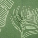 vidaXL Coussin de banc de jardin motif de feuilles 120x50x4 cm