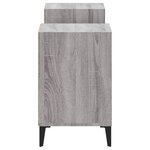 vidaXL Meuble TV Sonoma gris 160x35x55 cm Bois d'ingénierie
