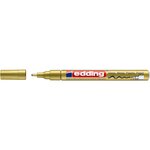Marqueur Peinture brillante 751 Or Pointe Ronde 1-2 mm x 10 EDDING
