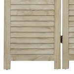 vidaXL Cloison de séparation 3 panneaux 105x165 cm Bois de Paulownia