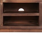 vidaXL Meuble TV Bois d'acacia massif Vintage 118 x 30 x 40 cm