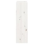 vidaXL Bibliothèque/Séparateur de pièce Blanc 60x30x103 5cm pin massif