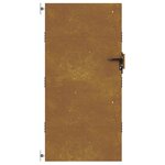 vidaXL Portail de jardin 85x175 cm acier corten