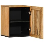 vidaXL Armoire murale de salle de bain 38x34x48cm manguier massif brut