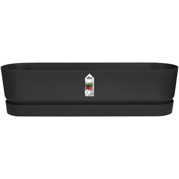 Planteur Ovale - Plastique - Ø 70 - Noir