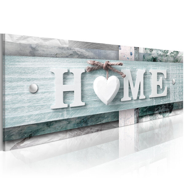 Tableau - turquoise arrangement l x h en cm 120x40