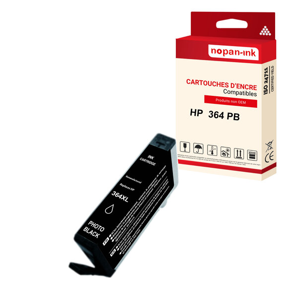 Nopan-ink - x1 cartouche hp 364 p xl 364 pxl compatible
