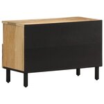 vidaXL Meuble TV 70x33x46 cm Bois massif de manguier