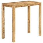 vidaXL Table de bar 112x55x108 cm Bois de manguier massif