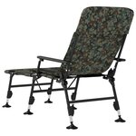 vidaXL Transat de pêche avec pieds à boue réglables pliable camouflage
