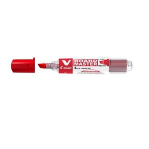 Marqueur Rechargeable V BOARD MASTER Begreen Pte Biseauté Moyenne Rouge PILOT
