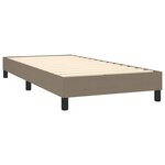 vidaXL Cadre de lit Taupe 80x200 cm Tissu