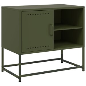 vidaXL Meuble TV jaune moutarde 100 5x39x60 5 cm acier
