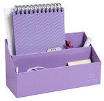 Trieur vertical / porte lettres 3 compartiments carton aquarel - x 4 - exacompta