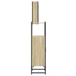 vidaXL Ensemble d'armoires de salle de bain 3 Pièces chêne sonoma