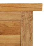 vidaXL Garde-robe 76x52x105 cm Bois de chêne massif