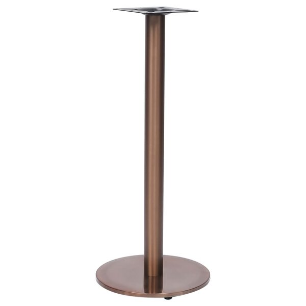 vidaXL Pied de table de bistro Doré Ø45x107 cm Acier inoxydable