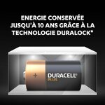 DURACELL Lot de 4 piles Plus Power C