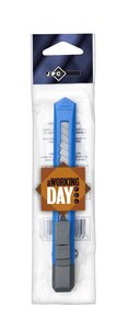 Cutter plastique avec blocage de Lame 9,5 mm Coloris aléatoire JPC
