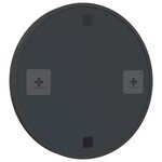 vidaXL Miroir mural Noir 40 cm