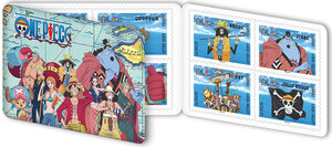 Carnet de 12 timbres - One Piece - Lettre verte