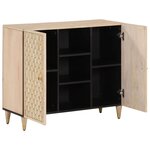 vidaXL Armoire latérale 90x33x75 cm bois massif de manguier