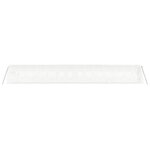 vidaXL Serre avec cadre en acier blanc 28 m² 14x2x2 m